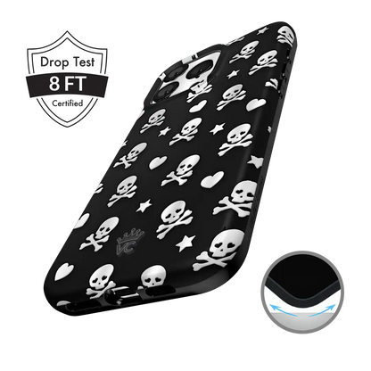 Chrome Skulls iPhone Case