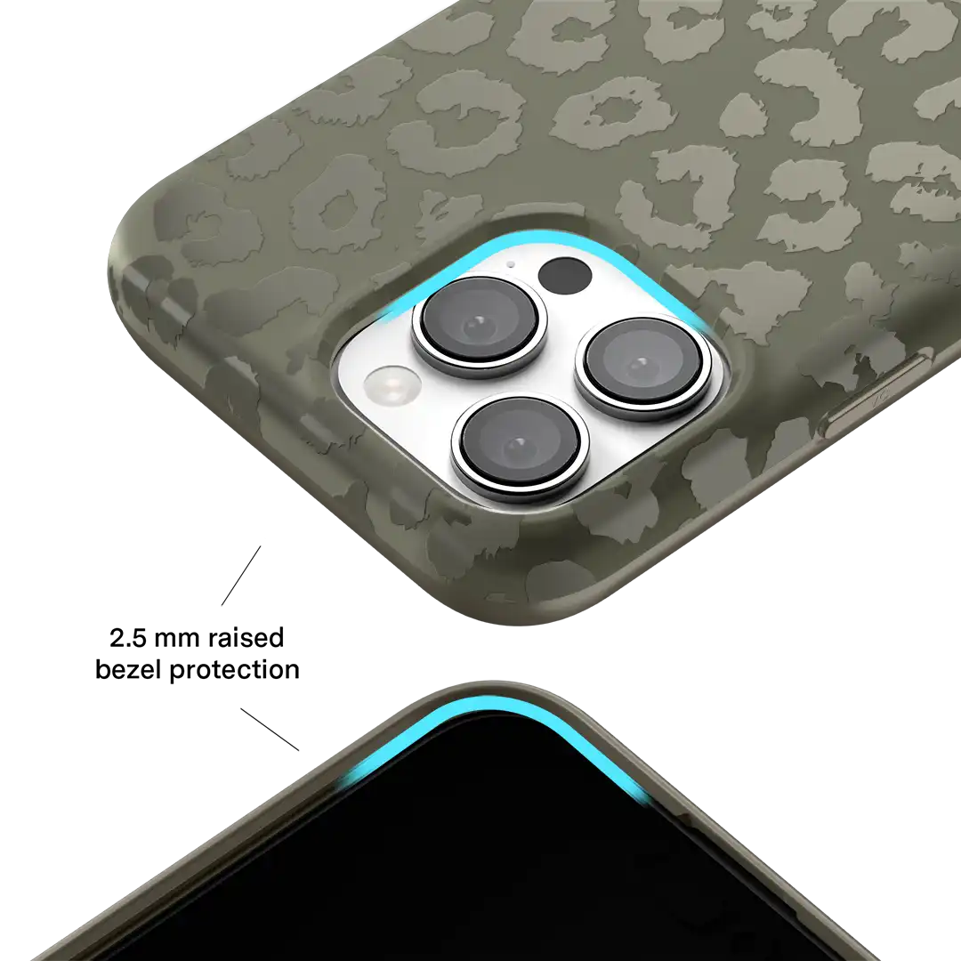 Olive Leopard iPhone Case