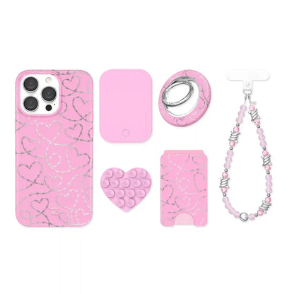 Barbed Wire Chrome Hearts iPhone Bundle Set