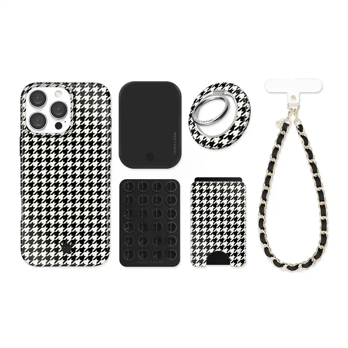Houndstooth iPhone Bundle Set