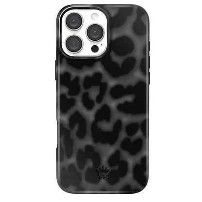 It Girl Black Leopard iPhone Case