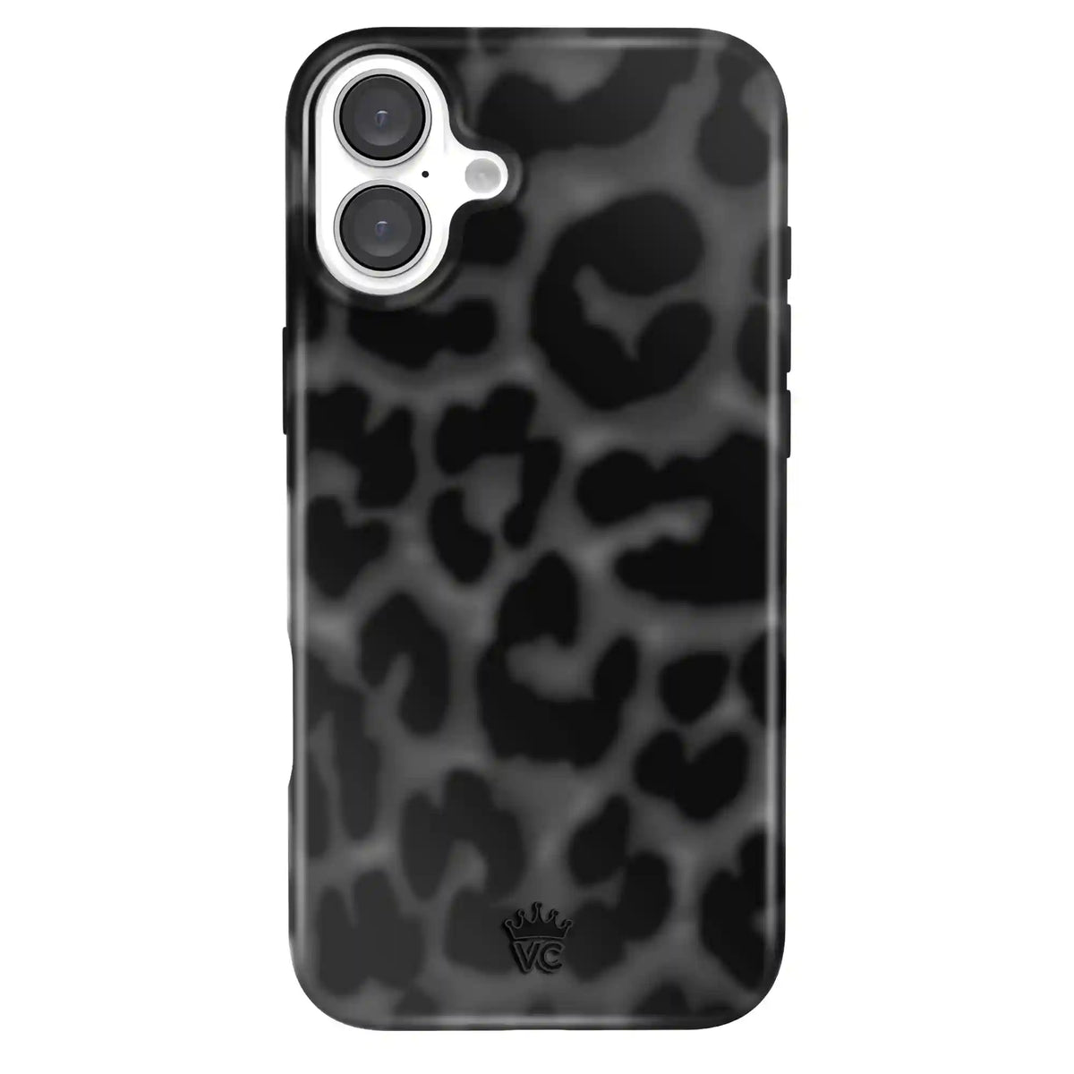 It Girl Black Leopard iPhone Case
