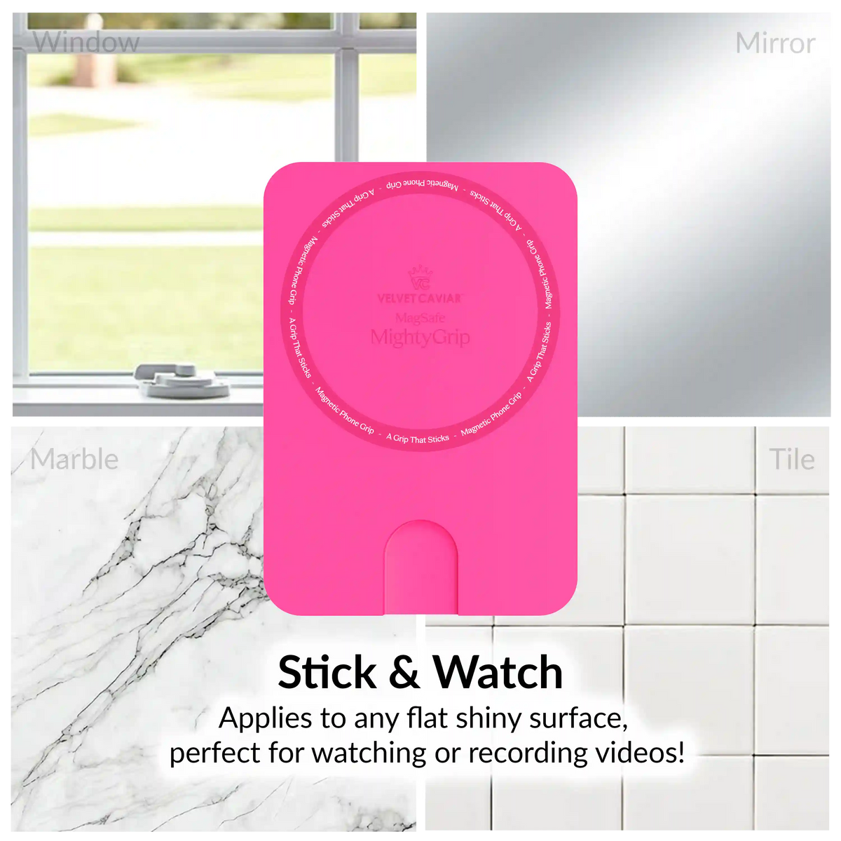 Hot Pink MightyGrip MagSafe Mount