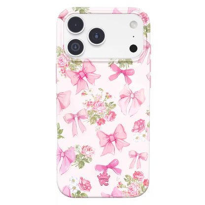 Posie Pink Bow iPhone Case