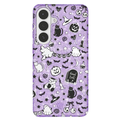 Witchy Lilac Glitter Samsung Case