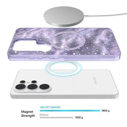 Lilac Celestial Stars Samsung Case