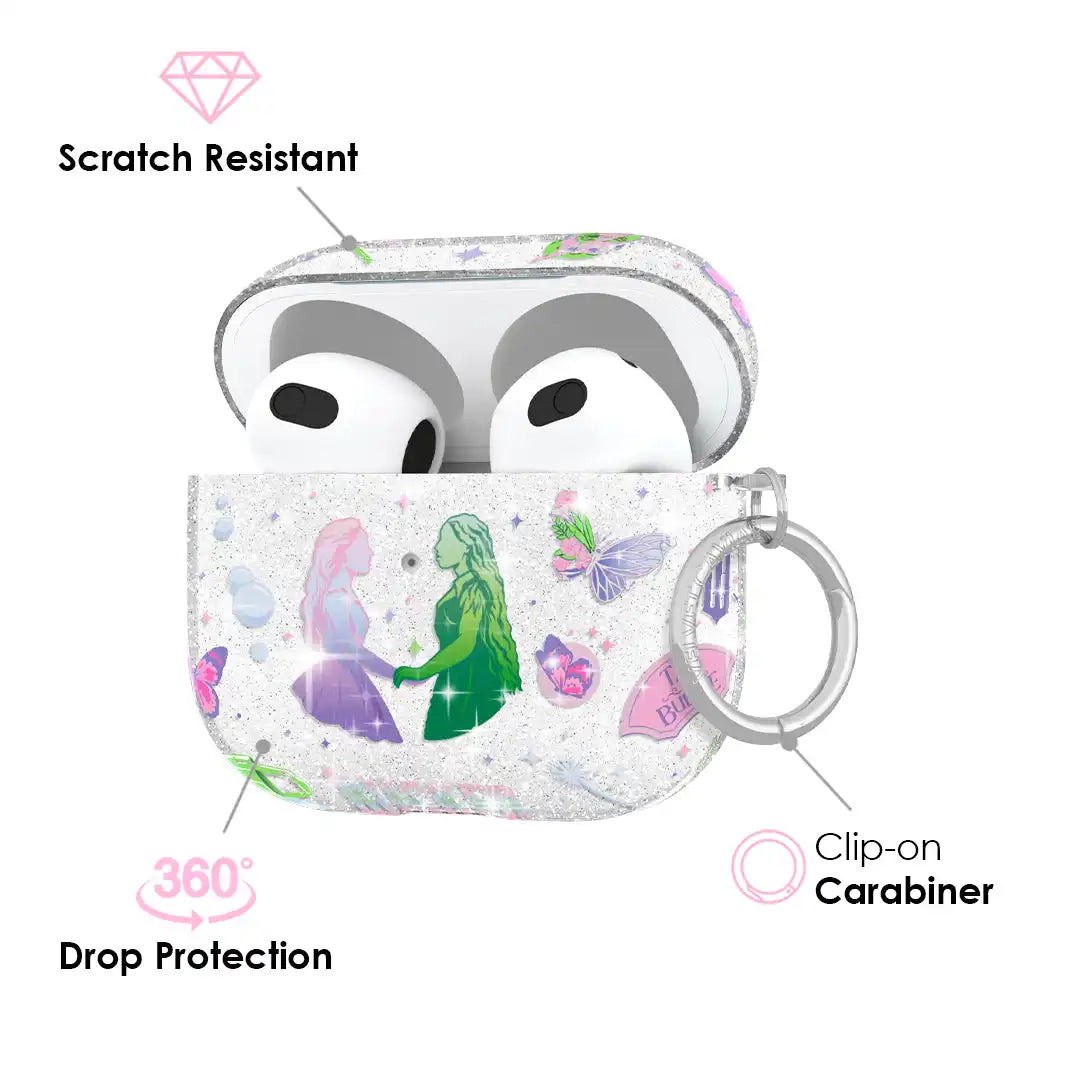 Wicked For Good Glitter AirPod Case