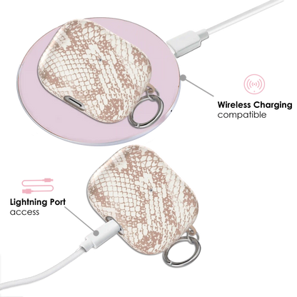 Nude Python AirPod Case