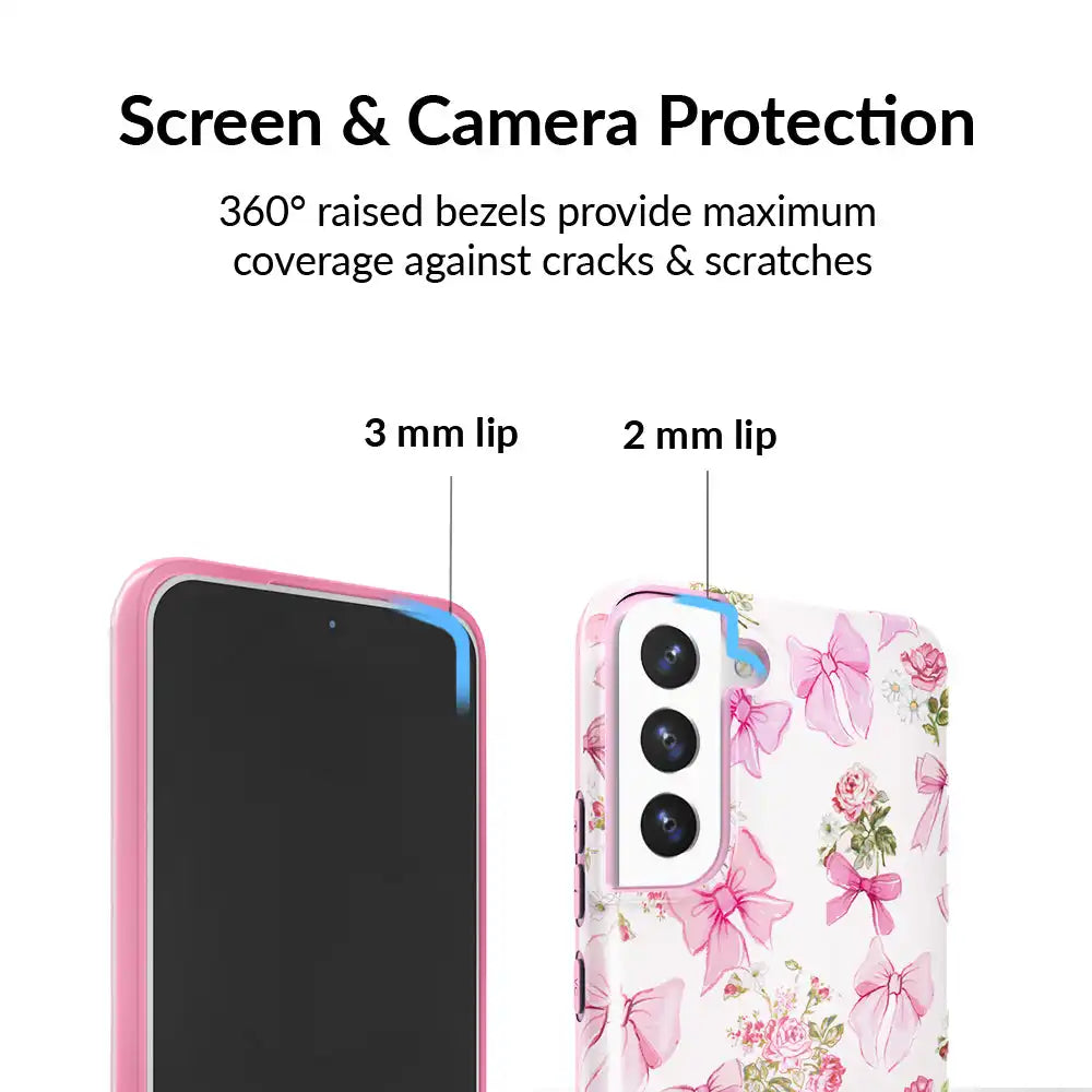 Posie Pink Bow Samsung Case