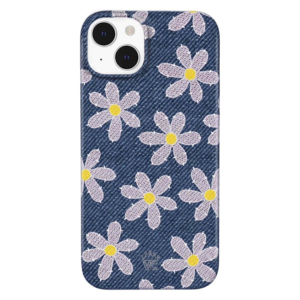 Denim Daisy iPhone Case