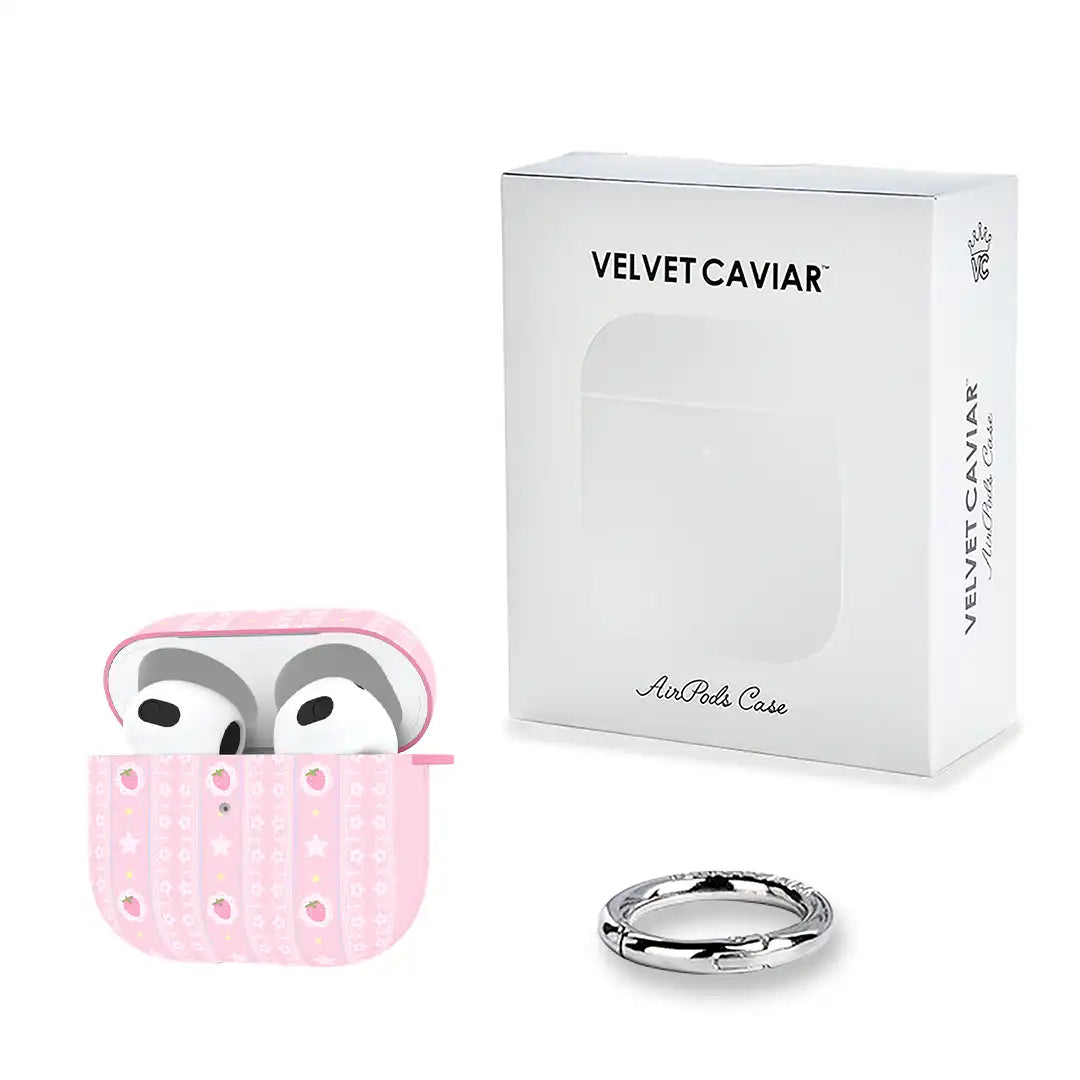 Strawberry Macaron AirPod Case