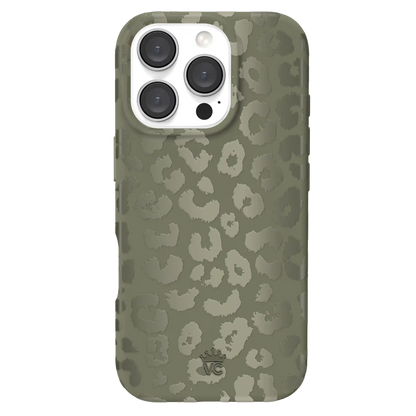 Olive Leopard iPhone Case