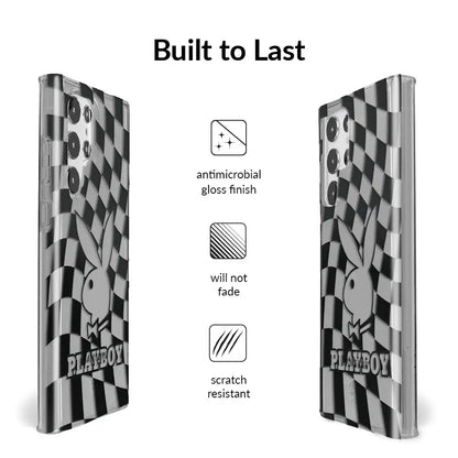 Playboy Checkmate Clear Samsung Case
