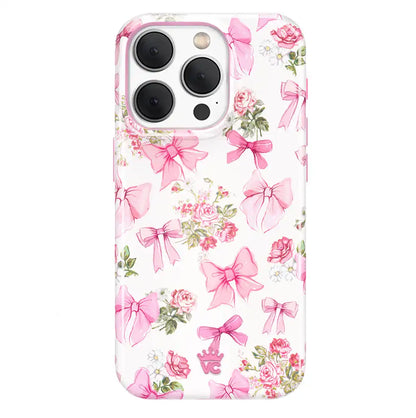 Posie Pink Bow iPhone Case