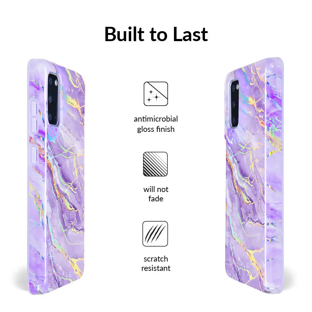 Purple Holo Moonstone Samsung Case
