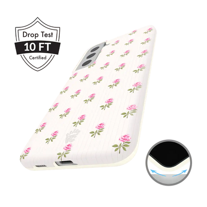 Pink Peony Floral Samsung Case