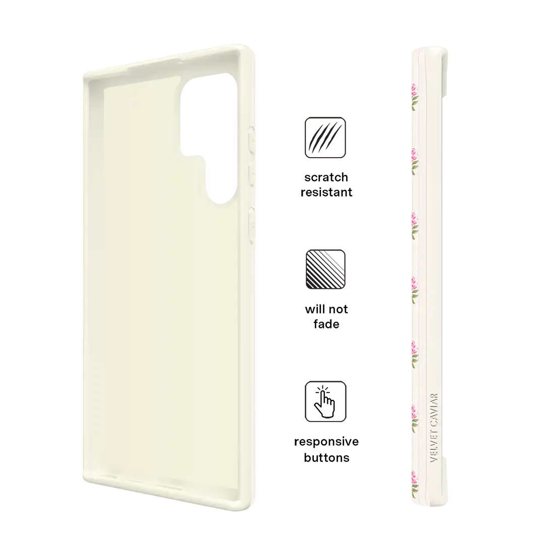 Pink Peony Floral Samsung Case