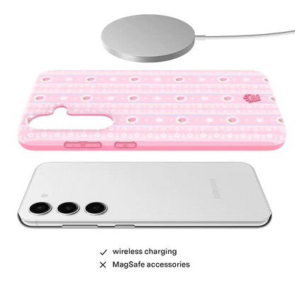Strawberry Macaron Samsung Case