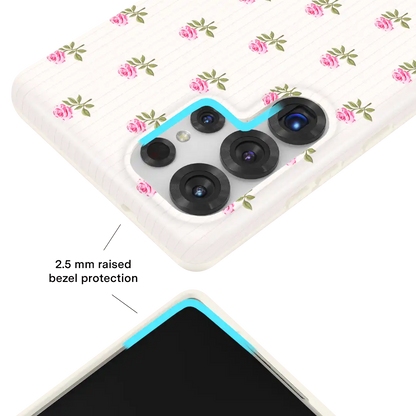 Pink Peony Floral Samsung Case