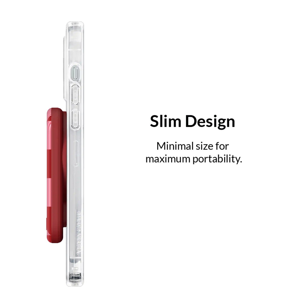 Rose Vibe Checkered Portable MagSafe Charger Power Pack